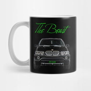 BMW X5 E53 Motor Sport "The Beast" Front View Mug